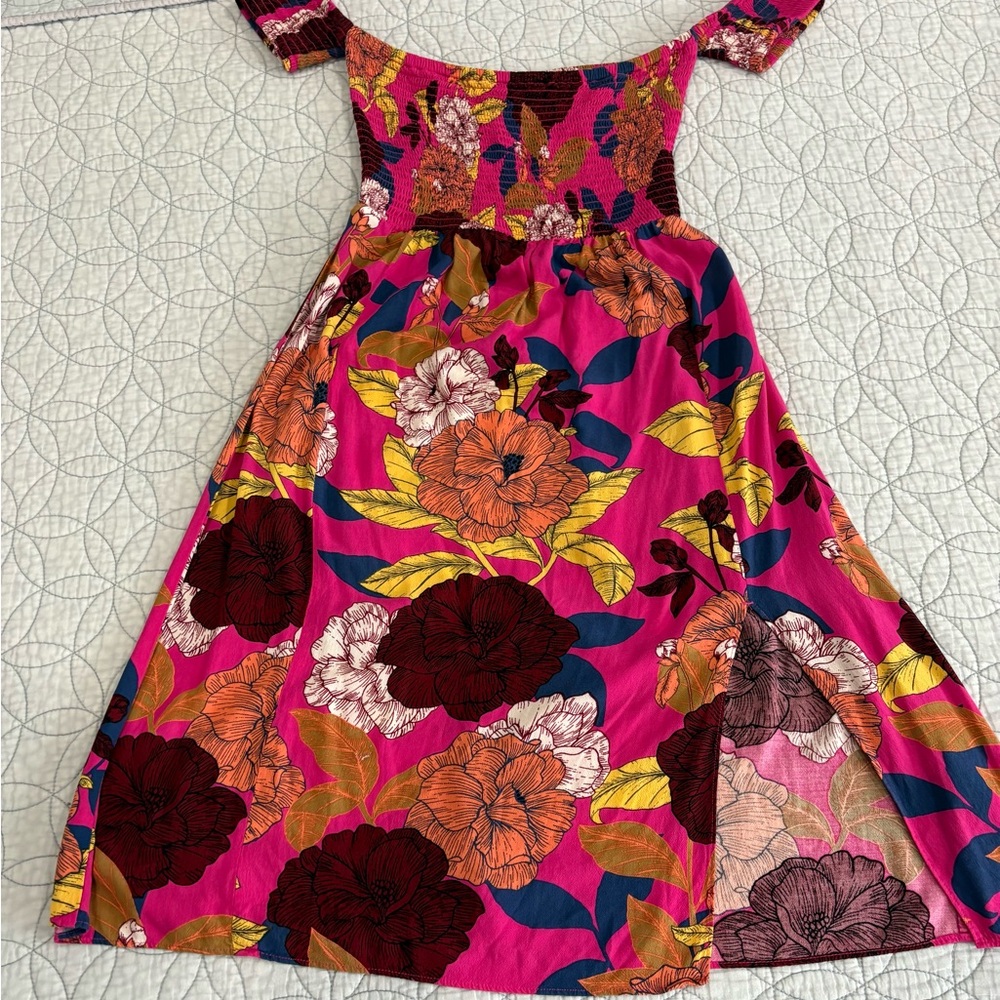 EXPRESS Women Floral Pink  Dress SIZE SMALL